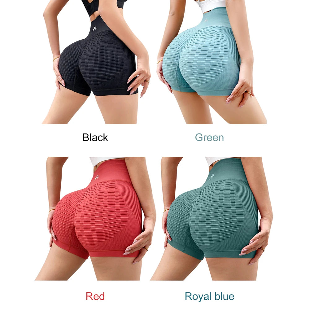 Workout Shorts for Women Butt Lifting Running Shorts High Waisted Exercise Fitness Shorts for Workout Gym Yoga Running