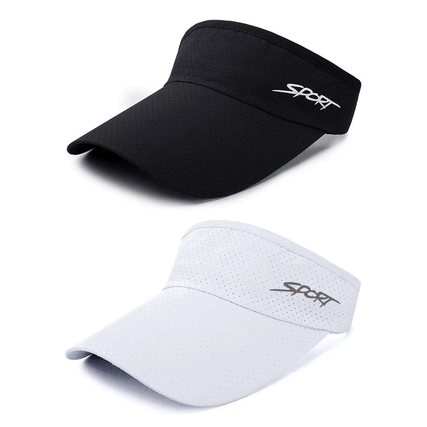 Fashion Summer hats for women Sports Casual Sun Protection Quick Dry Solid Color Visor Hat Adjustable Lightweight caps