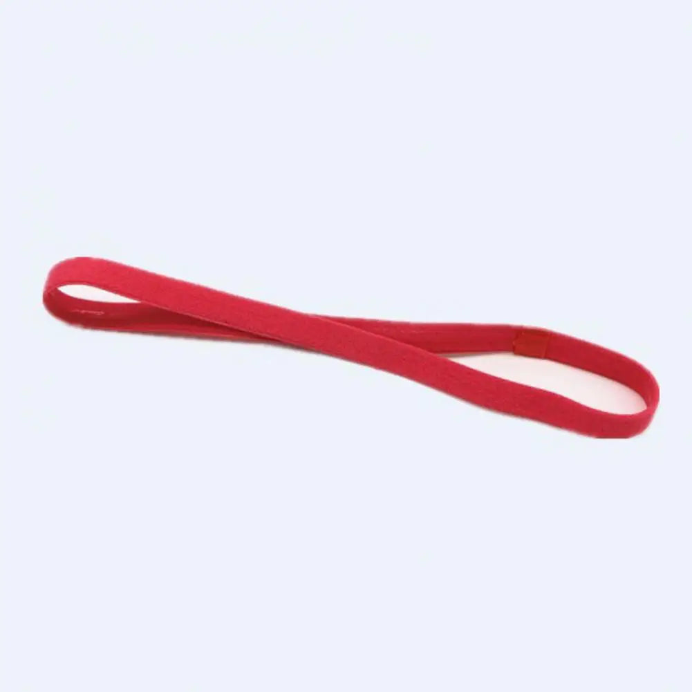 Elastic Headband Solid Color Running Sweatband Fitness Hair Ties for Yoga Sports Gym