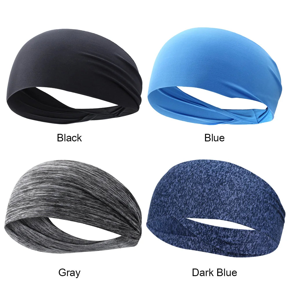 Elastic Sports Running Fitness Elastic Sweatband