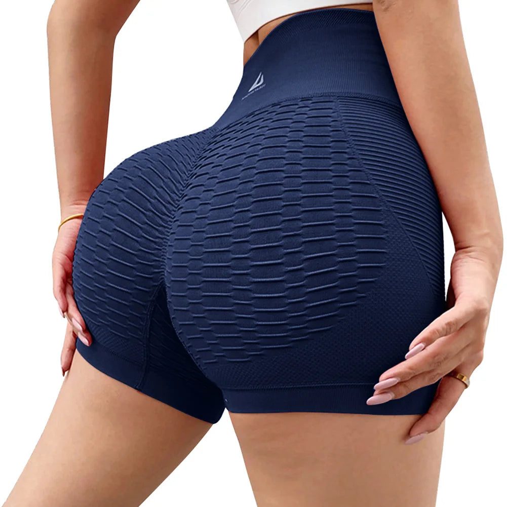 Workout Shorts for Women Butt Lifting Running Shorts High Waisted Exercise Fitness Shorts for Workout Gym Yoga Running