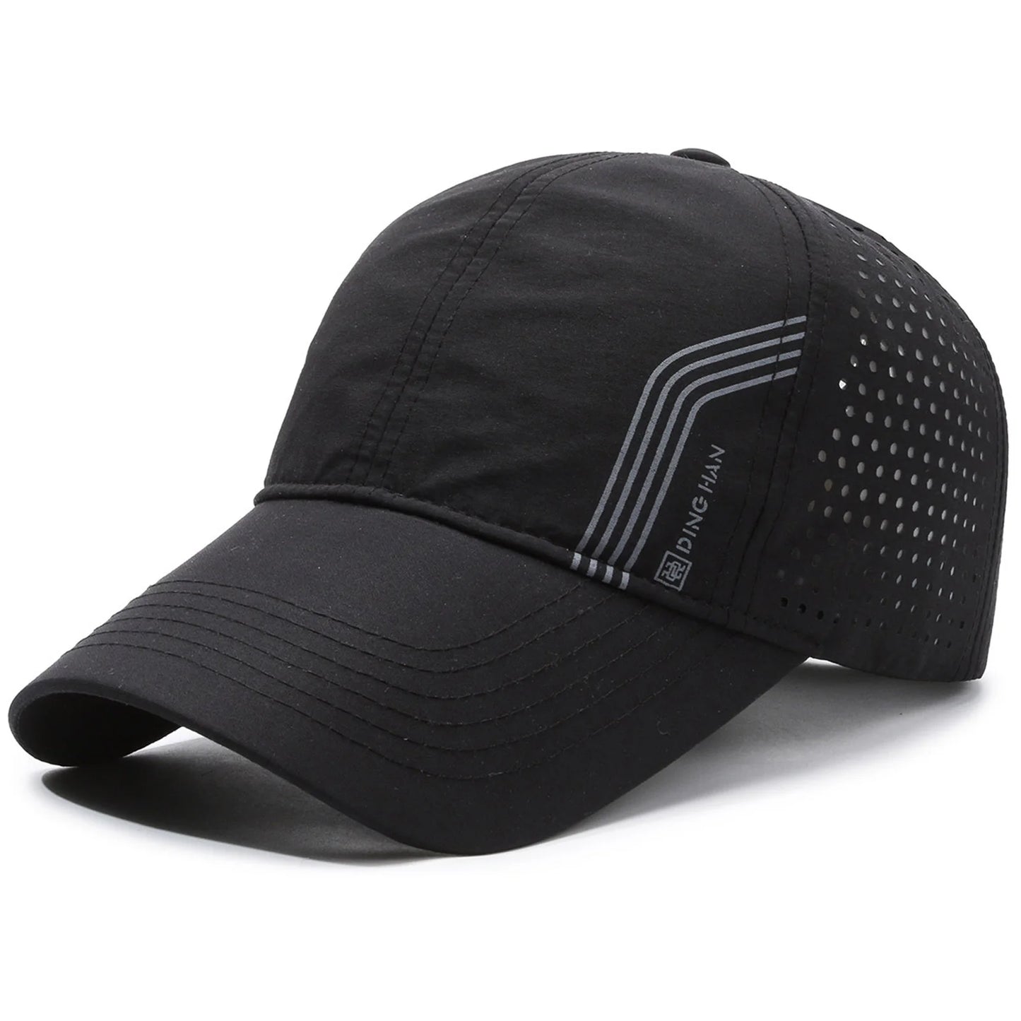 Fashion Solid Baseball Caps for Men breathable Mesh Sports Casual Visors hat Quick Drying Summer Hollow out Hip Hop Cap