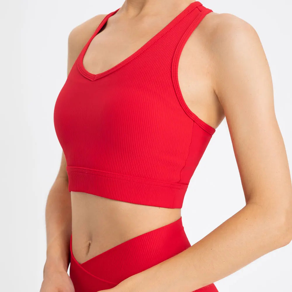 Women's 3-Piece Tracksuit Set – Jacket + Sports Bra + Leggings – Push Up Gym Workout Activewear for Training, Yoga & Fitness