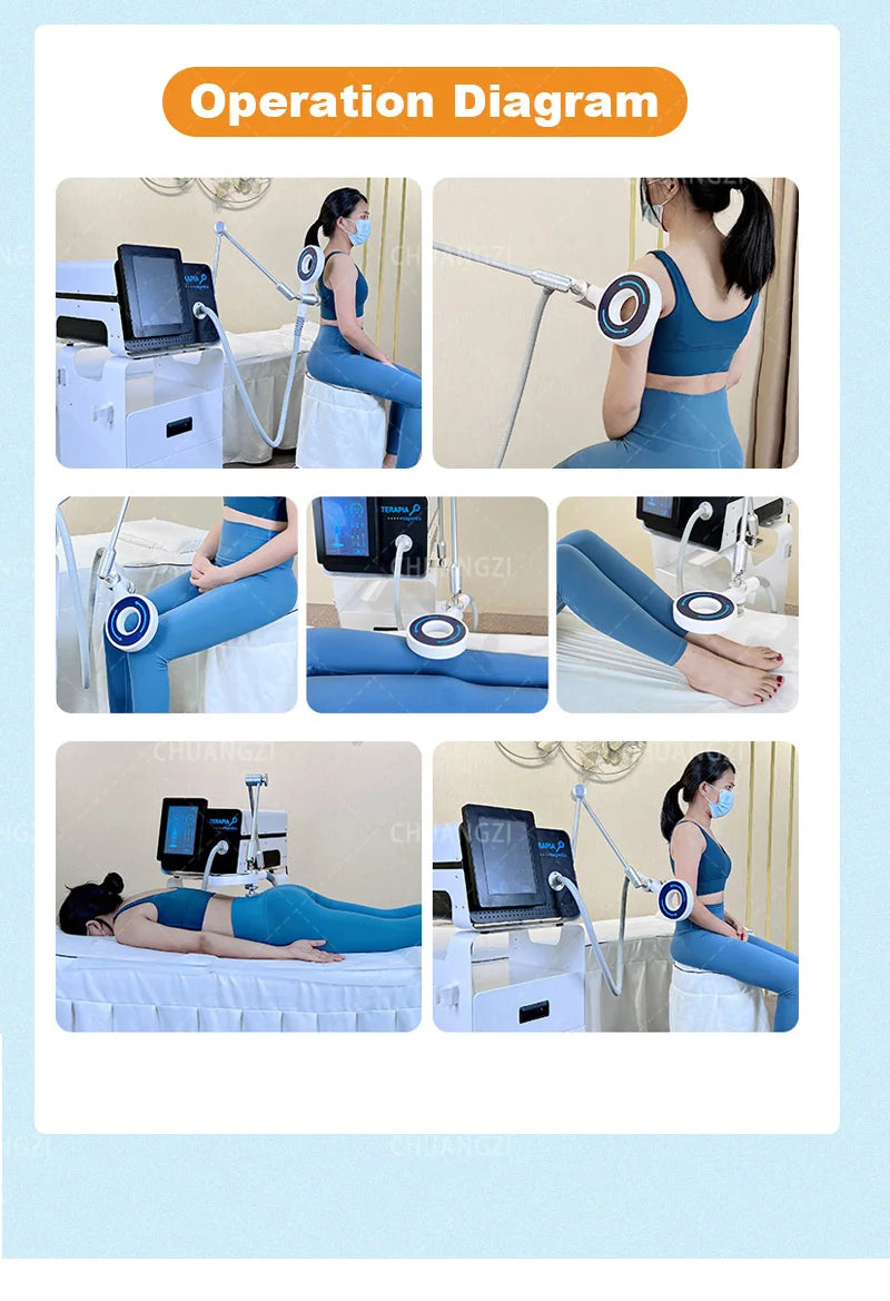 EMTT Physio Magneto Therapy Machine Pain Relief PEMF Sports Injury Magnetic Fracture arthri Therapy Physiotherapy Machine