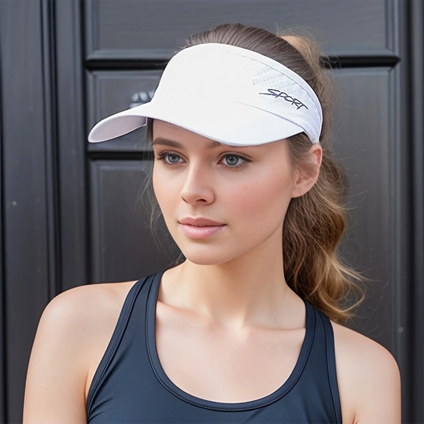 Fashion Summer hats for women Sports Casual Sun Protection Quick Dry Solid Color Visor Hat Adjustable Lightweight caps