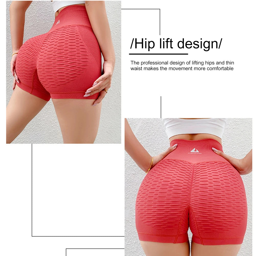 Workout Shorts for Women Butt Lifting Running Shorts High Waisted Exercise Fitness Shorts for Workout Gym Yoga Running