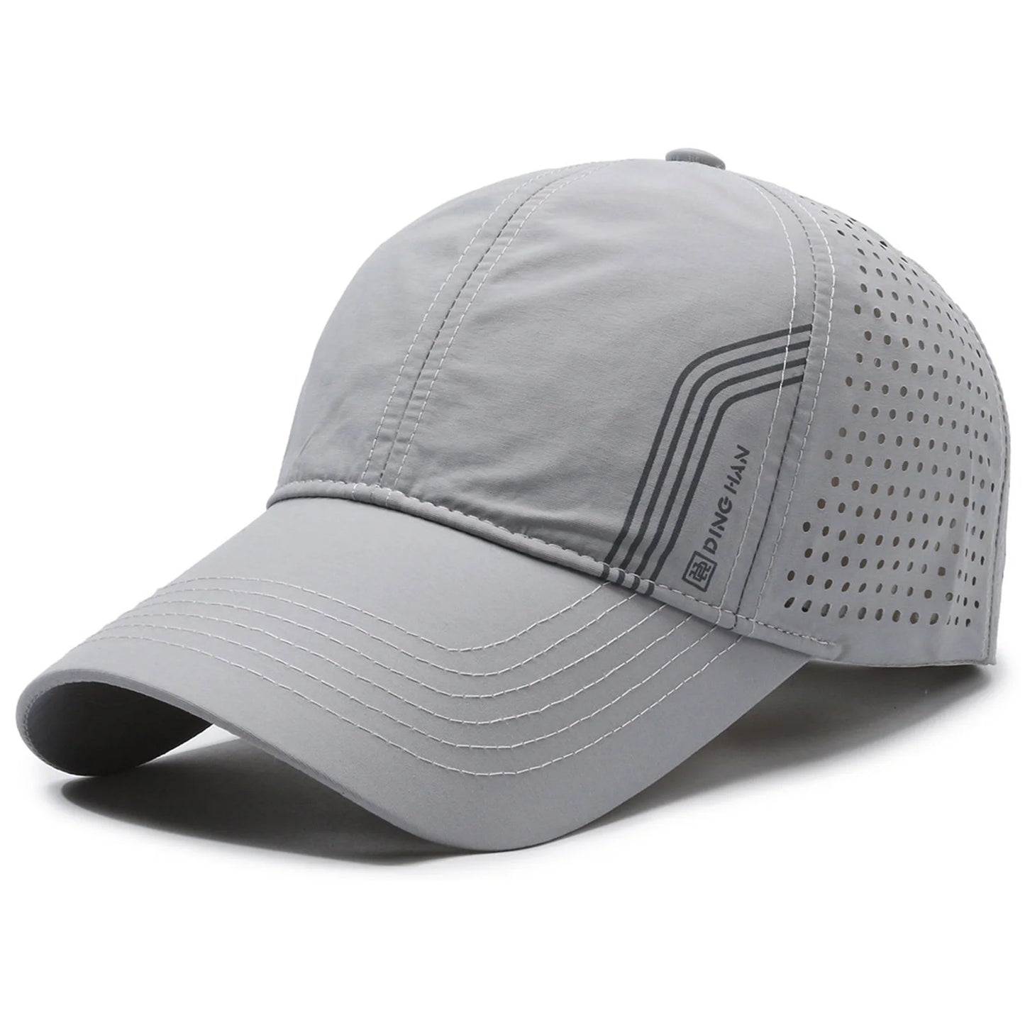 Fashion Solid Baseball Caps for Men breathable Mesh Sports Casual Visors hat Quick Drying Summer Hollow out Hip Hop Cap