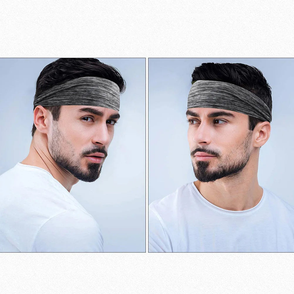 Elastic Sports Running Fitness Elastic Sweatband
