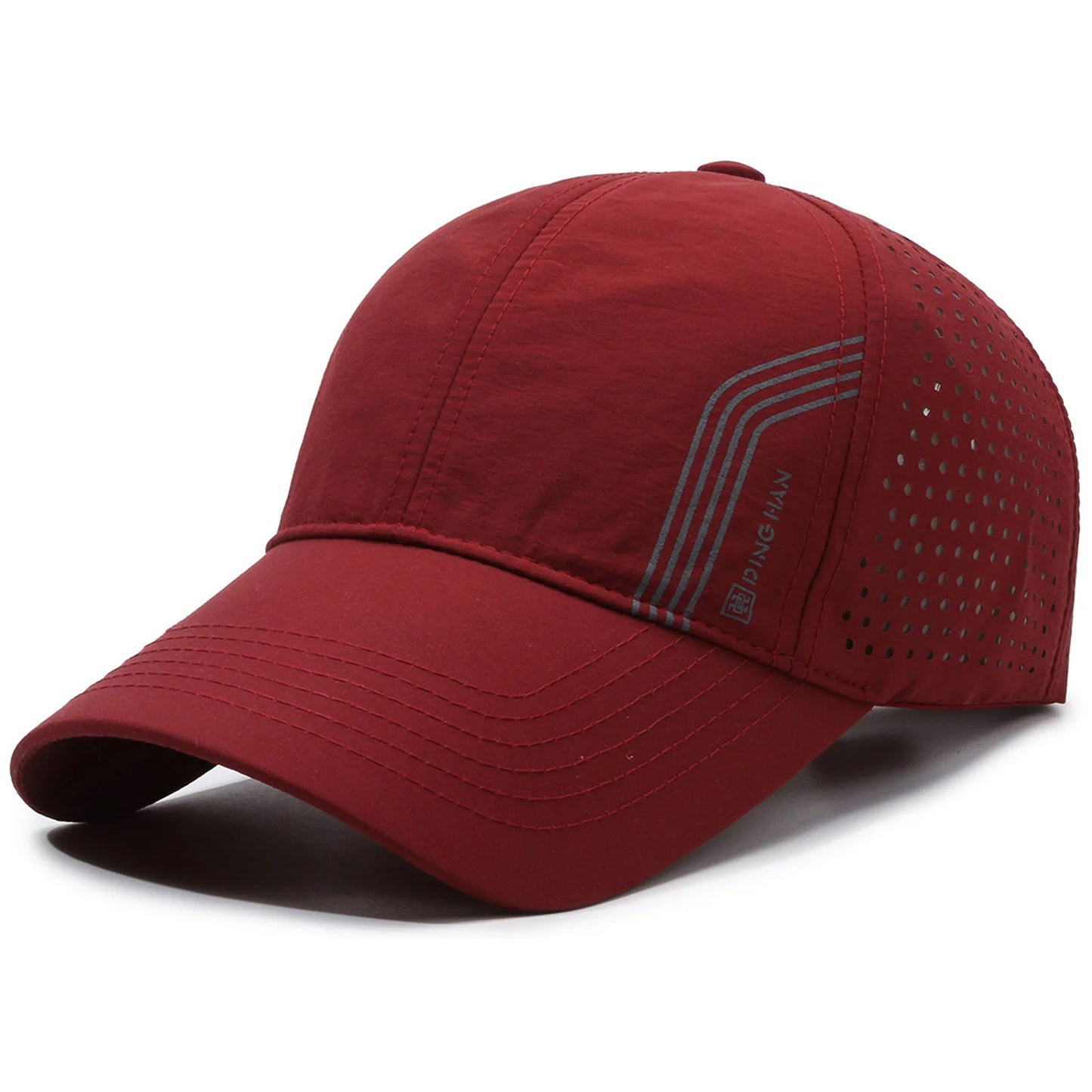 Fashion Solid Baseball Caps for Men breathable Mesh Sports Casual Visors hat Quick Drying Summer Hollow out Hip Hop Cap