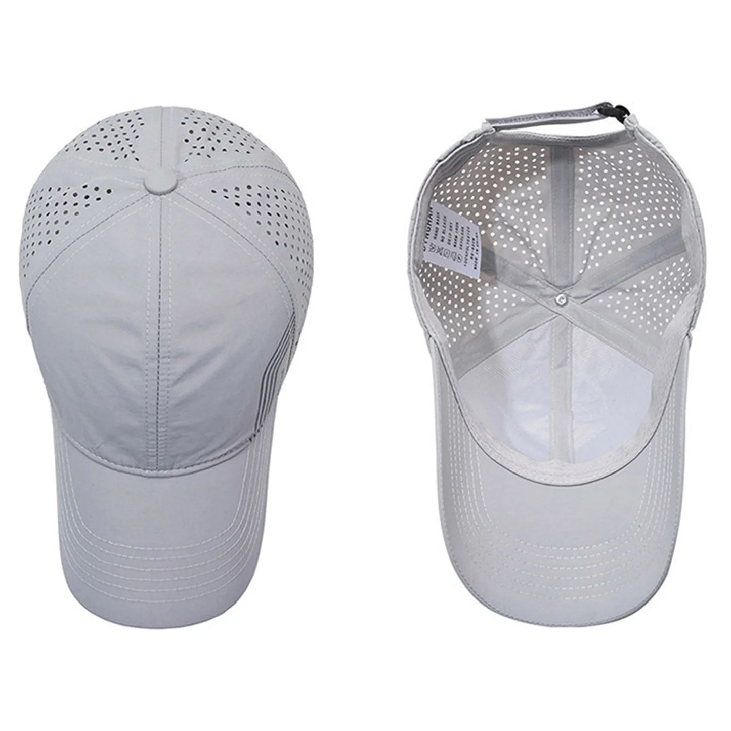 Fashion Solid Baseball Caps for Men breathable Mesh Sports Casual Visors hat Quick Drying Summer Hollow out Hip Hop Cap