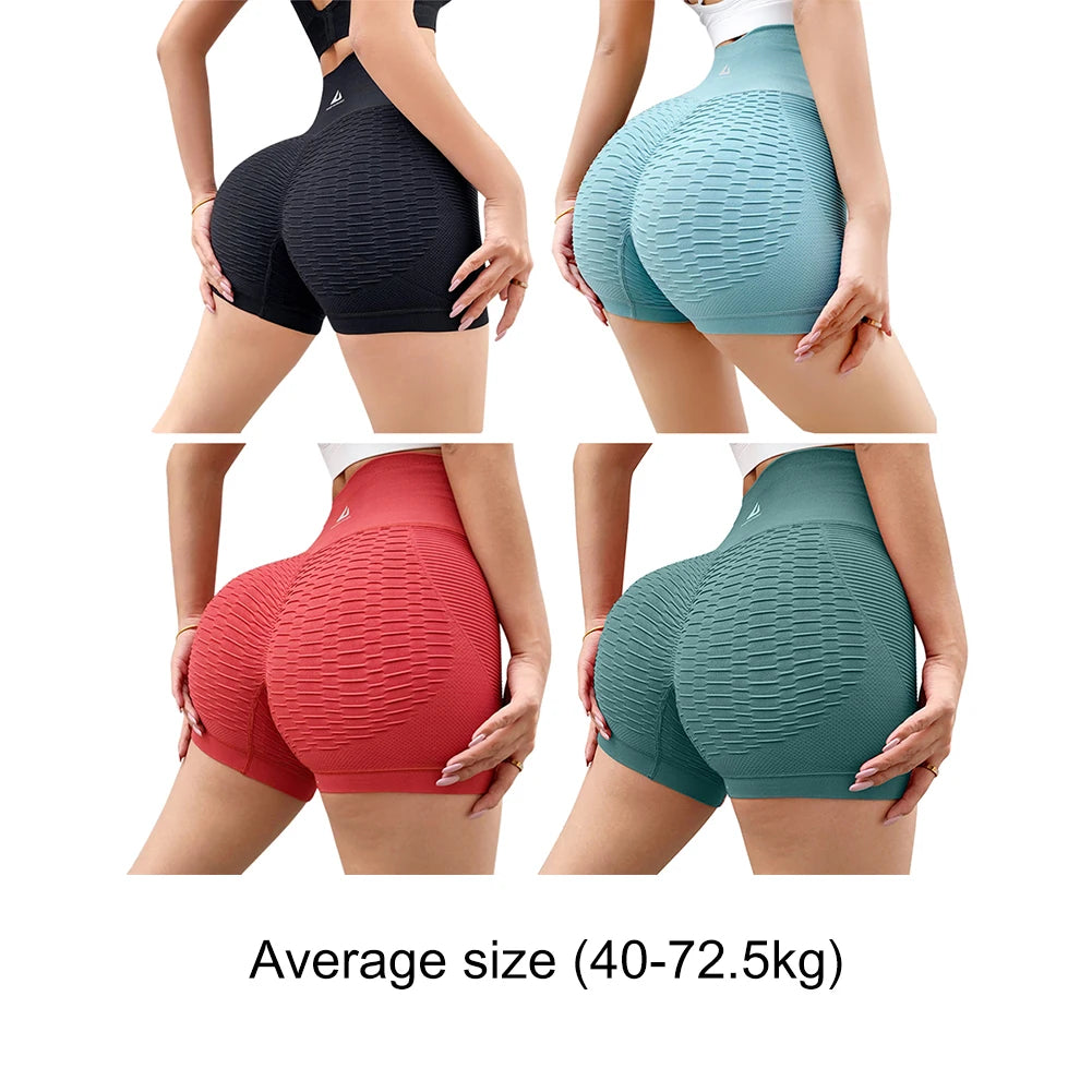 Workout Shorts for Women Butt Lifting Running Shorts High Waisted Exercise Fitness Shorts for Workout Gym Yoga Running
