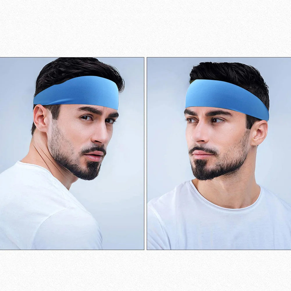 Elastic Sports Running Fitness Elastic Sweatband