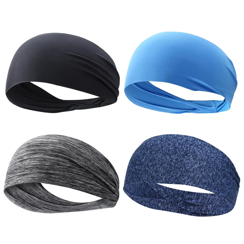 Elastic Sports Running Fitness Elastic Sweatband
