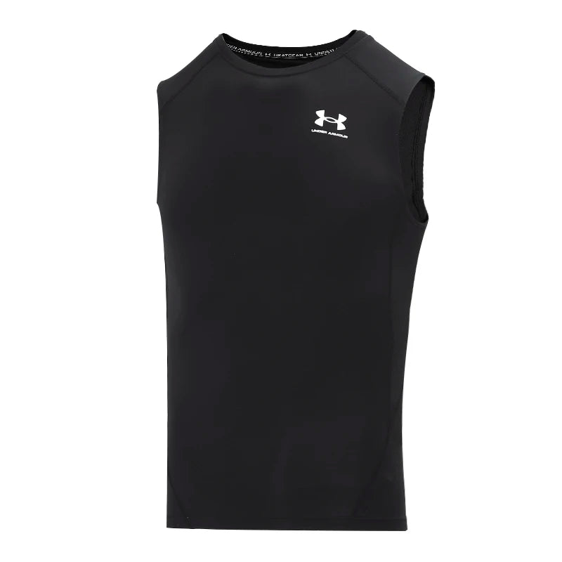 Under Armour Sports Vest Men's Running Fitness Sportswear Basketball Training Vest Sleeveless Tight T-Shirt 1361522-001