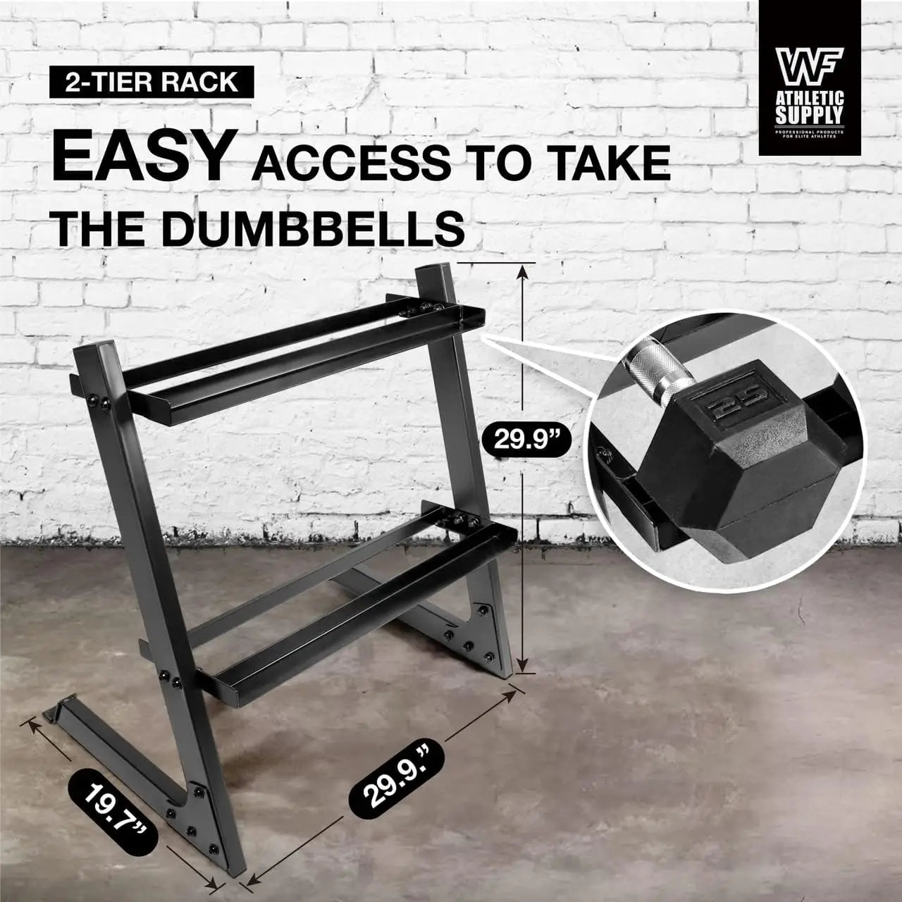 200Lb Dumbbell Set, 10-30Lb Dumbbell Set with Two Tier Storage Rack for Muscle Toning Strength Building Weight Loss