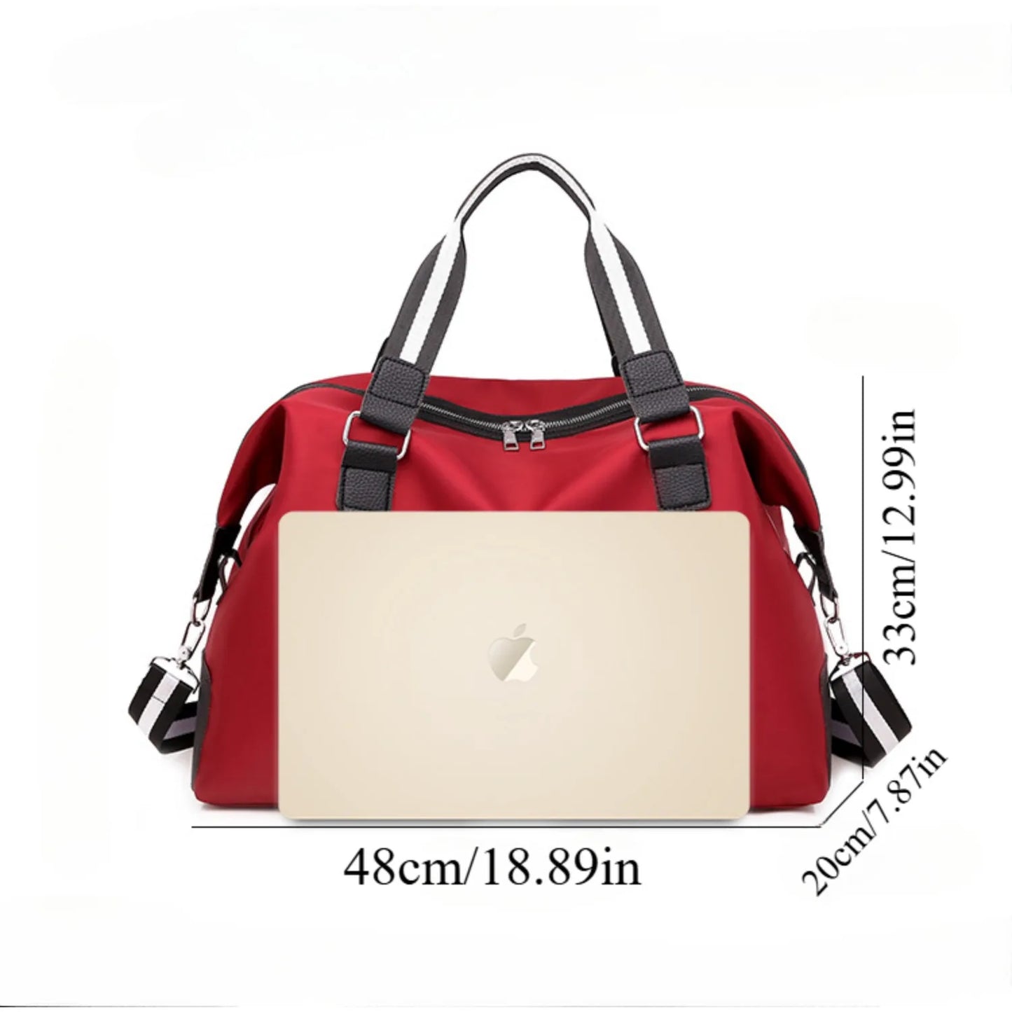 2025 new fashionable multi-functional short travel bag, large-capacity ladies' handbag, basketball sports and fitness bag