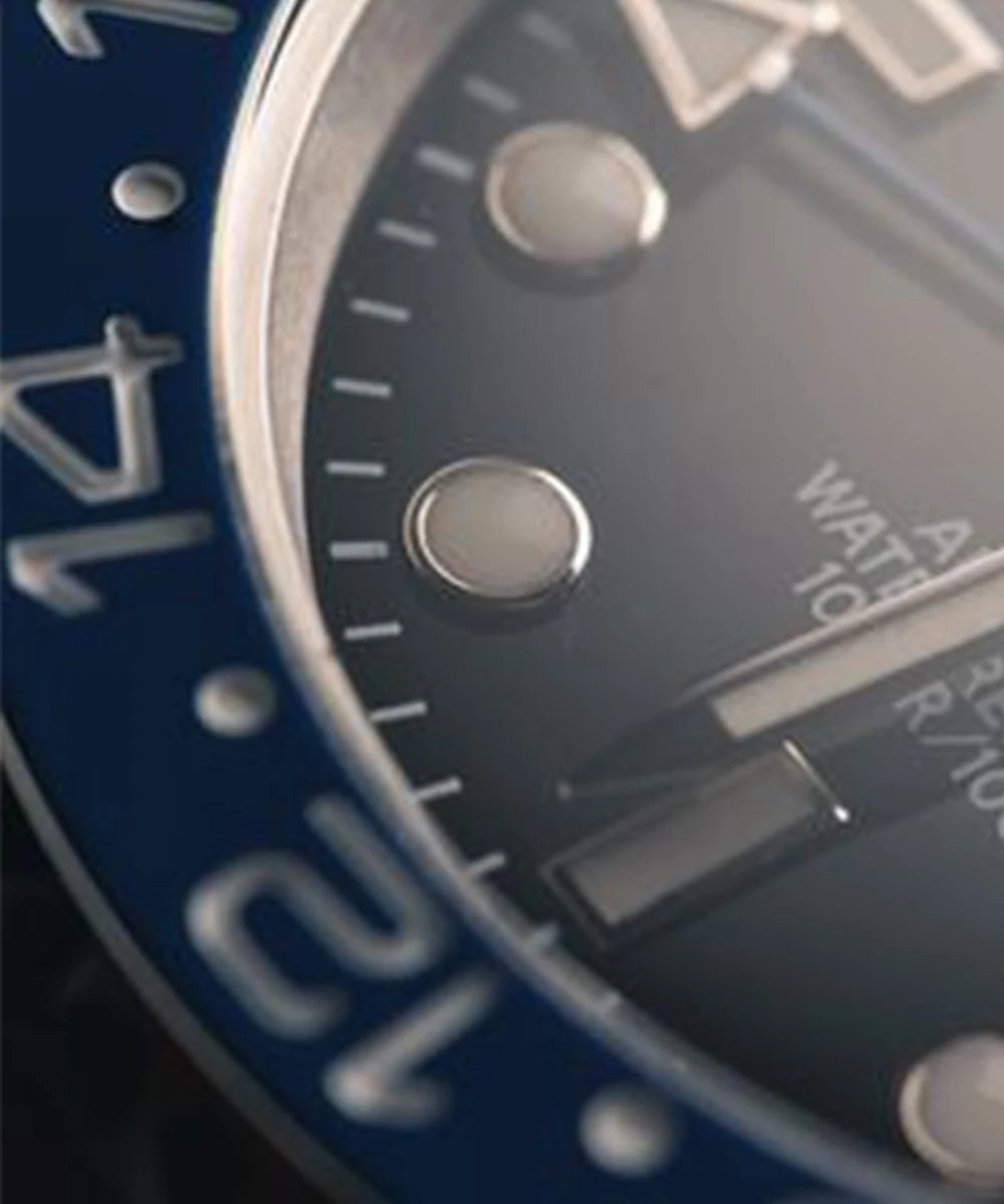 PAGANI DESIGN Business Mechanical Automatic Watch Men's Stainless Steel Waterproof Rotating Ceramic bezel PD-1662 Gift Watch+Box