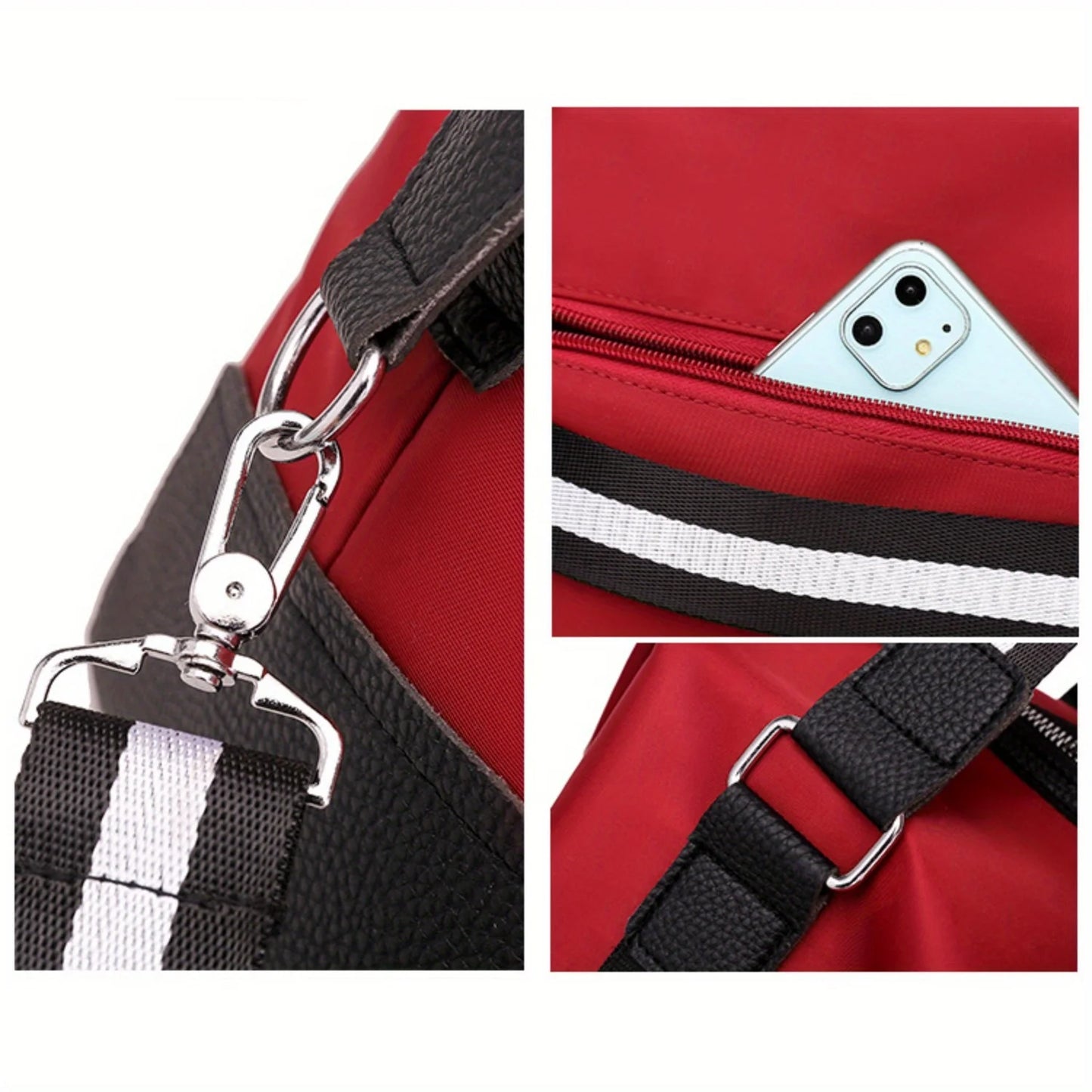 2025 new fashionable multi-functional short travel bag, large-capacity ladies' handbag, basketball sports and fitness bag