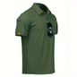 Men's Summer Polo Shirt Short Sleeve Moisture Wicking Golf Running Sports Short Sleeve Collared Shirt Tennis T-Shirt Top