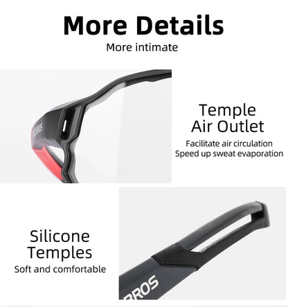 UV400 Photochromic Cycling Sunglasses