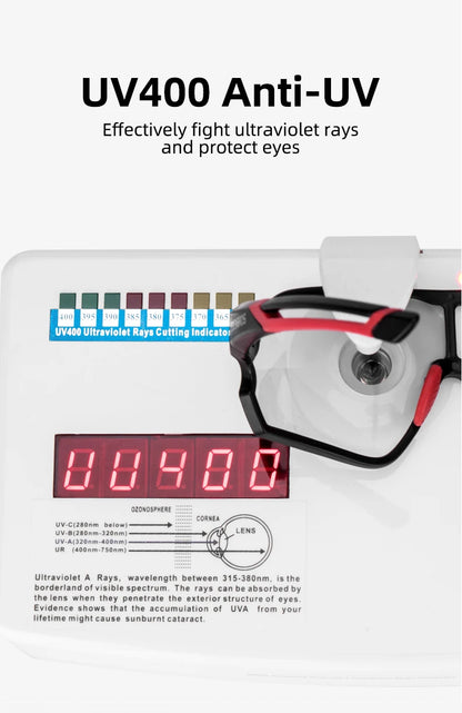 UV400 Photochromic Cycling Sunglasses