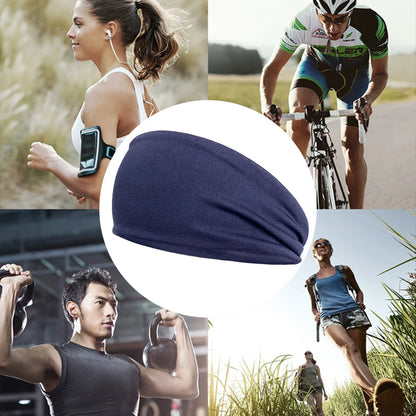 Men Women Hair Bandage Elastic Running Quick-Drying Headband Porosity Yoga Headband Sweat Bandage for Jog Basketball Running