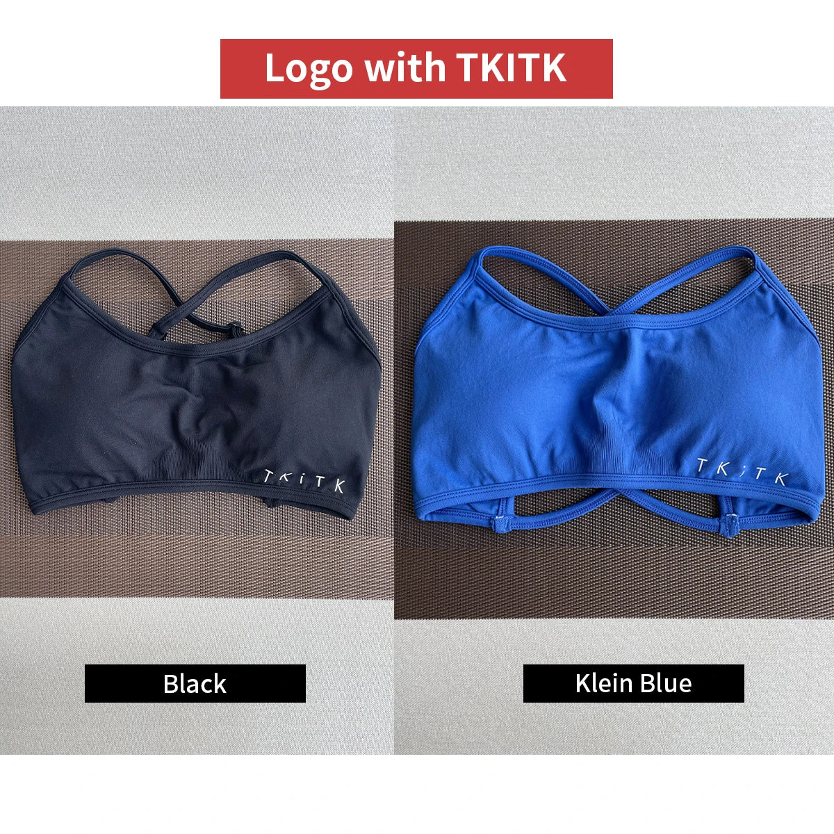 2Pieces  Sports Bra Seamless Spandex Women Fitness Elastic Underwear