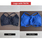 2Pieces  Sports Bra Seamless Spandex Women Fitness Elastic Underwear