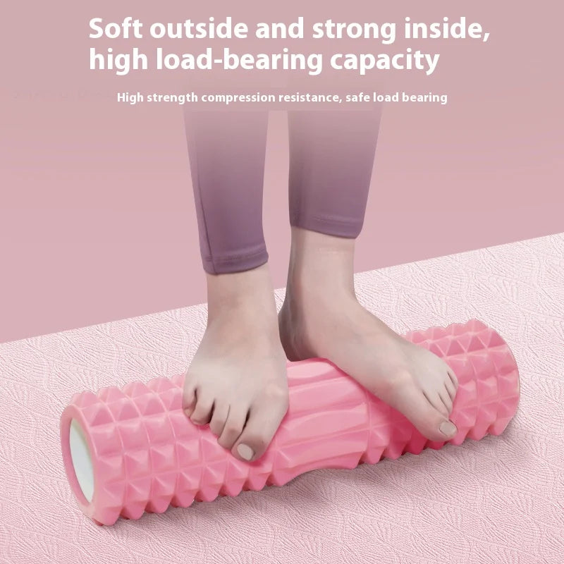 33/45cm Three-dimensional Dot Yoga Foam Roller Body Sculpting Home Gym Whole Body Muscle Massage Relaxer Sports Rehabilitation