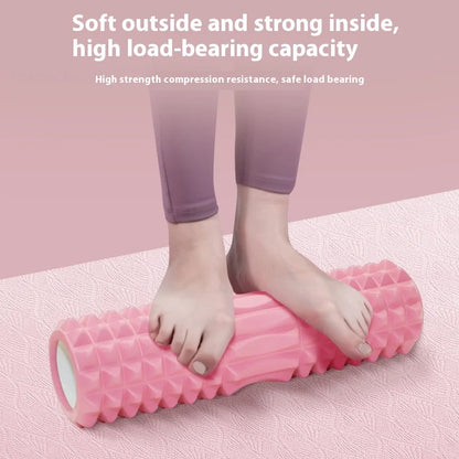 33/45cm Three-dimensional Dot Yoga Foam Roller Body Sculpting Home Gym Whole Body Muscle Massage Relaxer Sports Rehabilitation