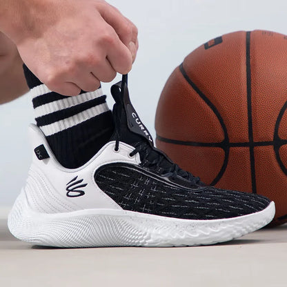 Under Armour Men Basketball Shoes Team Curry 9 Lightweight Cushioning Low Top Sneakers Training Shoes Sports Footwear