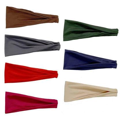 Sport Headband Fitness Sweat Bandage Head Hair Band Tennis Yoga Absorb Sweat Head Band Basketball Running Sweatband Women Men
