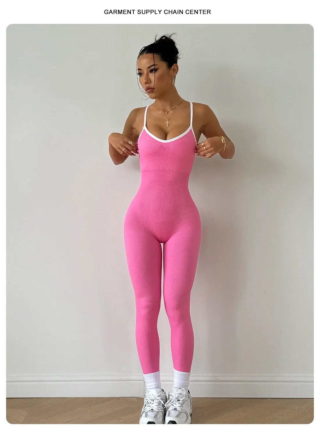 Sexy Cross Back Strappy Jumpsuit Women Gym Set Training Yoga Suit Sportswear One Piece Sports Jumpsuit Fitness Workout Bodysuits