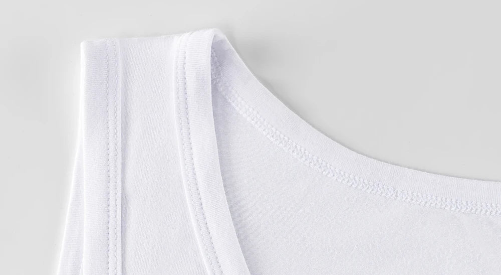 2Pcs/Pack Men's Tank Top Sleeveless Gym T-Shirt Man Vest Solid Color Compression Undershirts Men Tops High-Quality Bamboo Fiber