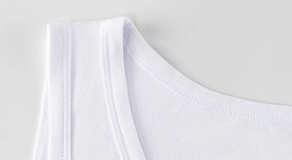 2Pcs/Pack Men's Tank Top Sleeveless Gym T-Shirt Man Vest Solid Color Compression Undershirts Men Tops High-Quality Bamboo Fiber