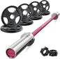 4ft/4.8ft/6ft Olympic Barbell for Strength and Weightlifting Training - 2 Inch Olympic Bar for Squat, Deadlift, Curl,Bench Press