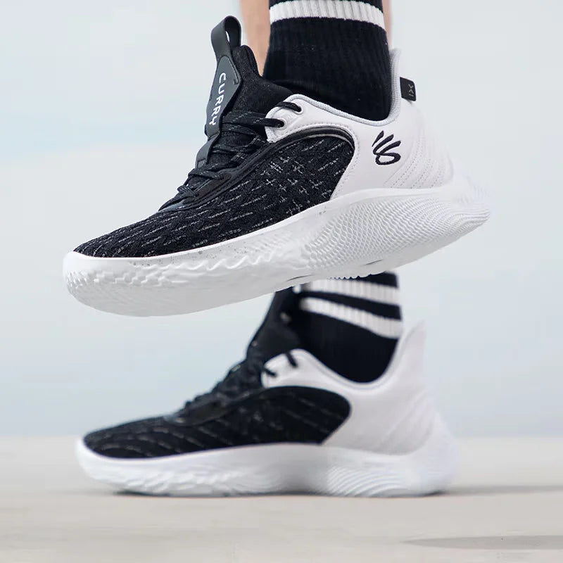 Under Armour Men Basketball Shoes Team Curry 9 Lightweight Cushioning Low Top Sneakers Training Shoes Sports Footwear