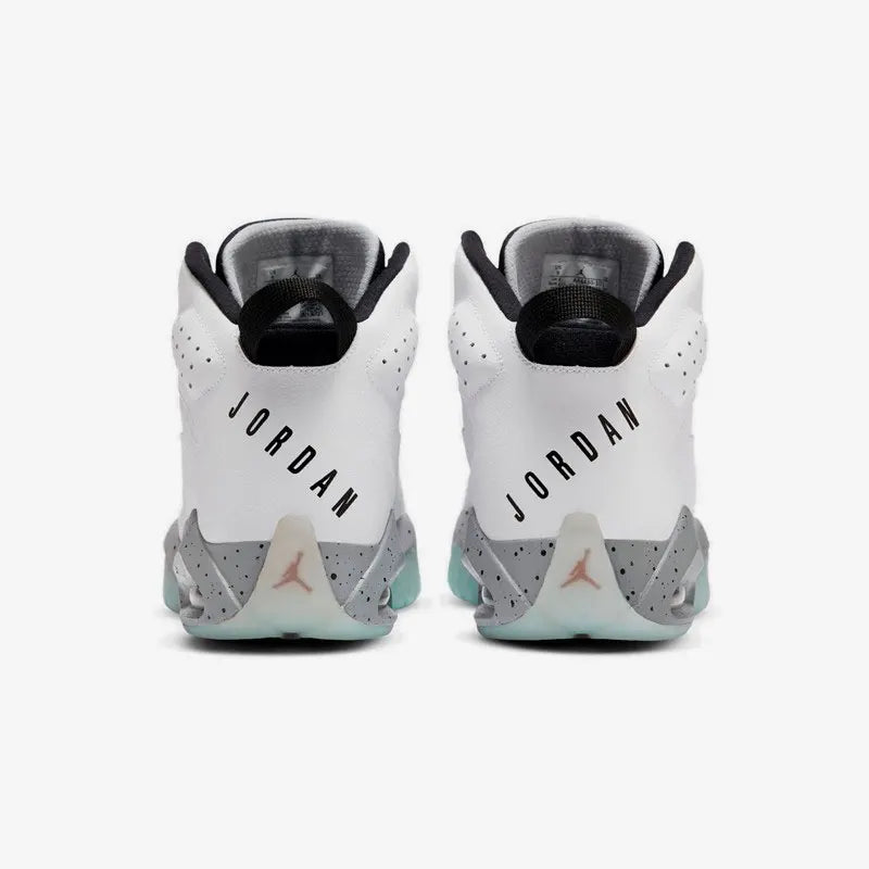Nike Jordan Men's Air Cushioned Basketball Shoes AR4430-101 Middle-top Sports Cushioning Casual Shoes Simple Training Shoes