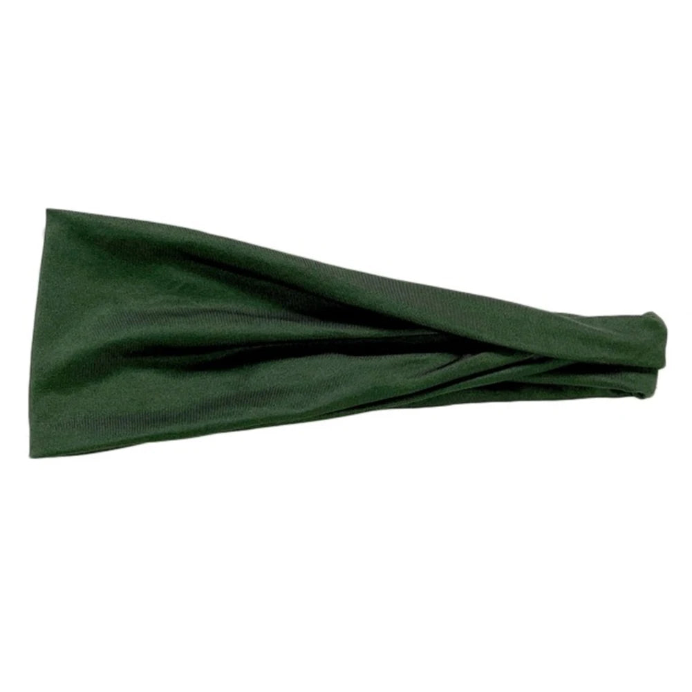 Sport Headband Fitness Sweat Bandage Head Hair Band Tennis Yoga Absorb Sweat Head Band Basketball Running Sweatband Women Men