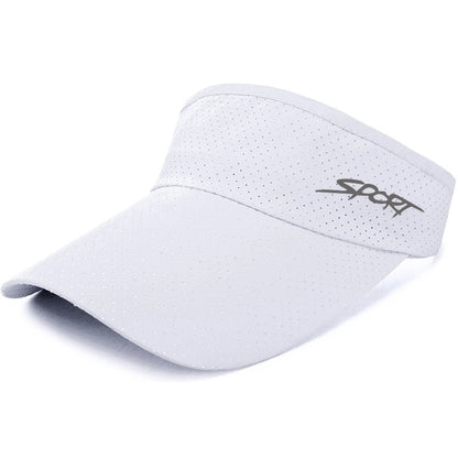 Fashion Summer hats for women Sports Casual Sun Protection Quick Dry Solid Color Visor Hat Adjustable Lightweight caps