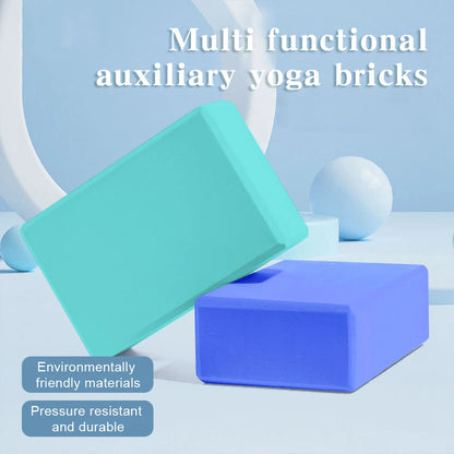 2-5PCS EVA Yoga Block Gym Training Blocks Moisture-Proof High Density Yoga Blocks Body Shaping Yoga Blocks for Meditation