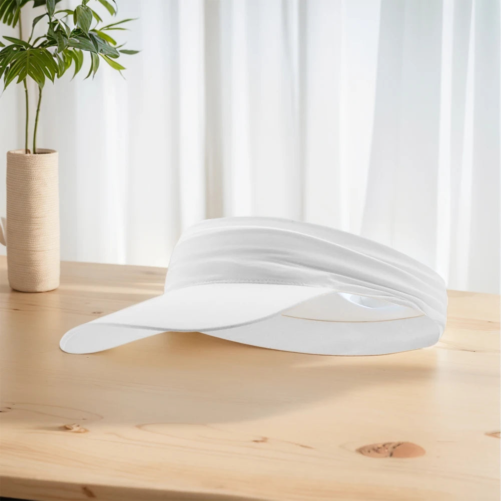 Sun Visor Hat Breathable Summer Sport Hat Anti-UV Outdoor Sports Hat Quickly Dry Cool Sun Cap for Tennis Running