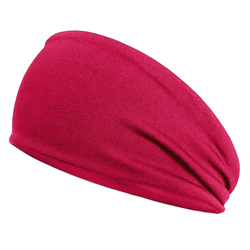 Sport Headband Fitness Sweat Bandage Head Hair Band Tennis Yoga Absorb Sweat Head Band Basketball Running Sweatband Women Men