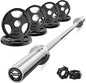 4ft/4.8ft/6ft Olympic Barbell for Strength and Weightlifting Training - 2 Inch Olympic Bar for Squat, Deadlift, Curl,Bench Press