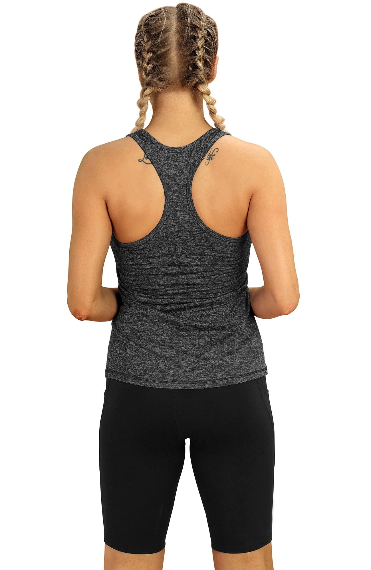 3 Pcs Women Sport tank Tops Loose Yoga Tops Quick Dry Workout