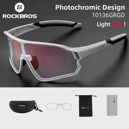 UV400 Photochromic Cycling Sunglasses