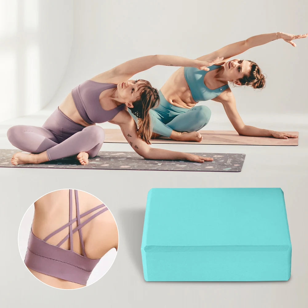 2-5PCS EVA Yoga Block Gym Training Blocks Moisture-Proof High Density Yoga Blocks Body Shaping Yoga Blocks for Meditation