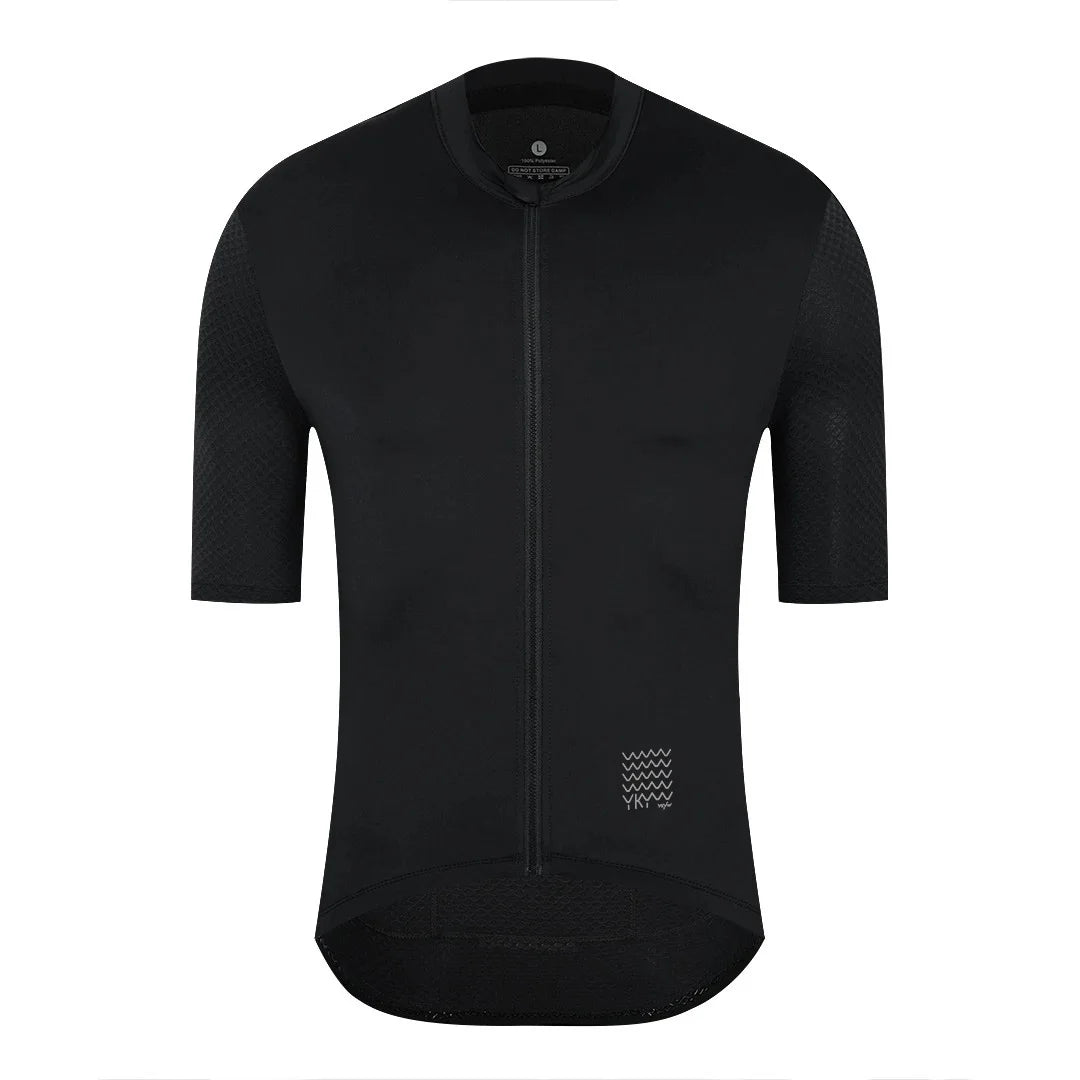 YKYWBIKE Men's Classic Cycling Jersey Summer Bicycle Pro Team Short Sleeve Shirt Cycling Maillot Road Bike Breathable Clothing