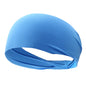10-1PCS Sports Sweatband Breathable Sweat Absorbent Headband Soft Smooth Outdoor Sport Yoga Headband Hair Head Band