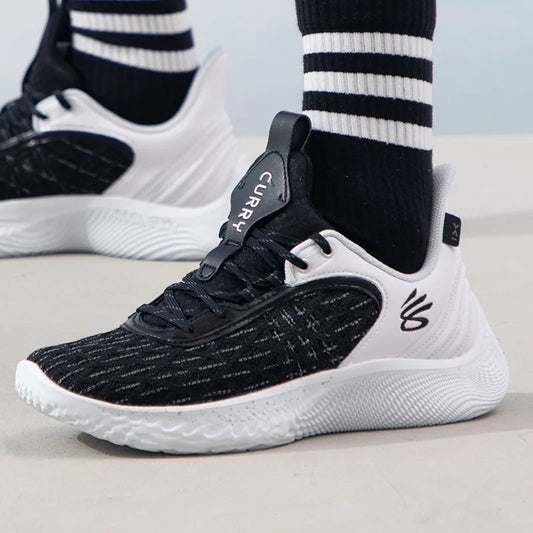 Under Armour Men Basketball Shoes Team Curry 9 Lightweight Cushioning Low Top Sneakers Training Shoes Sports Footwear